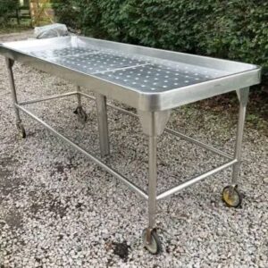 Stainless Steel Mortuary Table